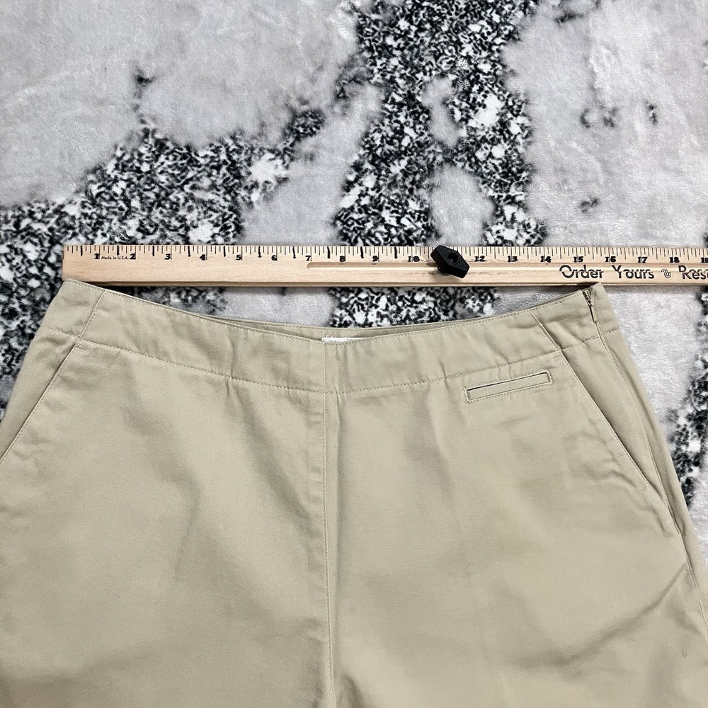 Talbots Womens Size 12 NWT Khaki Chino Shorts Classic‎ Casual Beige - Picture 2 of 14